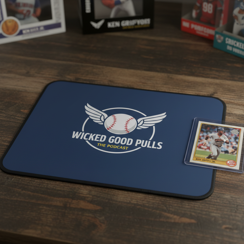 A Wicked Good Pulls branded mousepad or similar merchandise